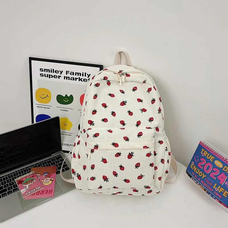Sac à dos imperméable fraise