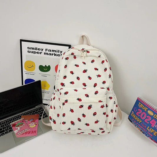 Sac à dos imperméable fraise