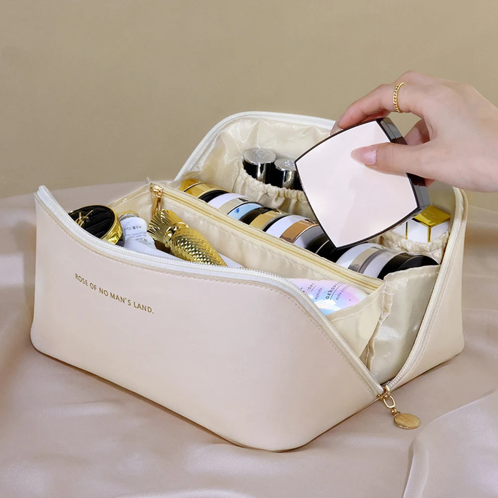 Trousse de maquillage compacte élégante