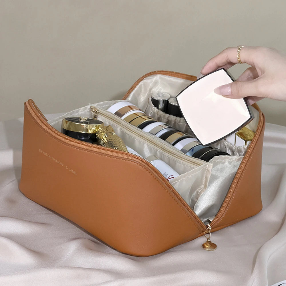 Trousse de maquillage compacte élégante