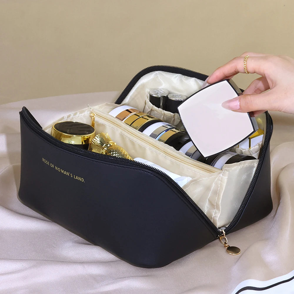 Trousse de maquillage compacte élégante