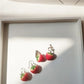 Boucles d'oreille Fraise