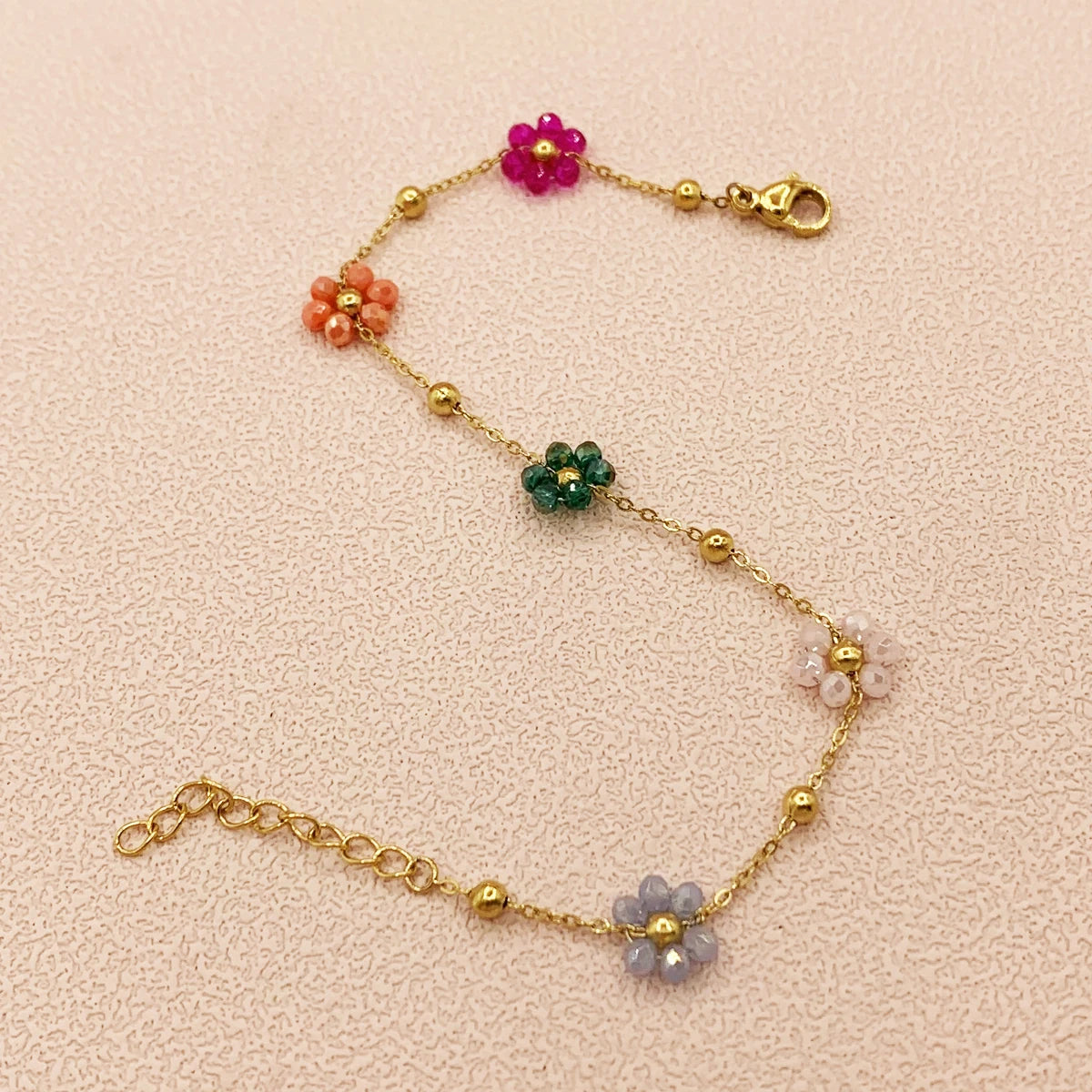 Bracelet Boho avec perles multicolor