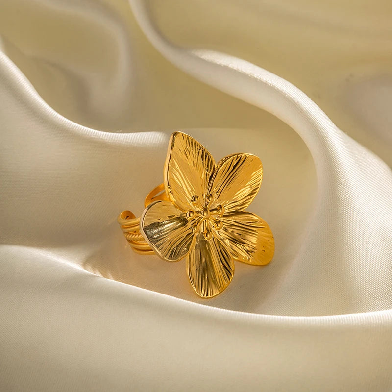 Bague fleur vintage
