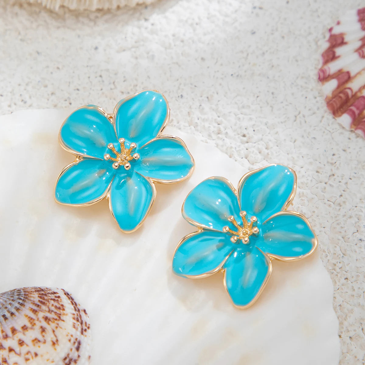 Boucles d'oreille fleur Boho Y2K