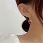 Boucles d'oreille Fraise