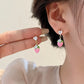 Boucles d'oreille Fraise