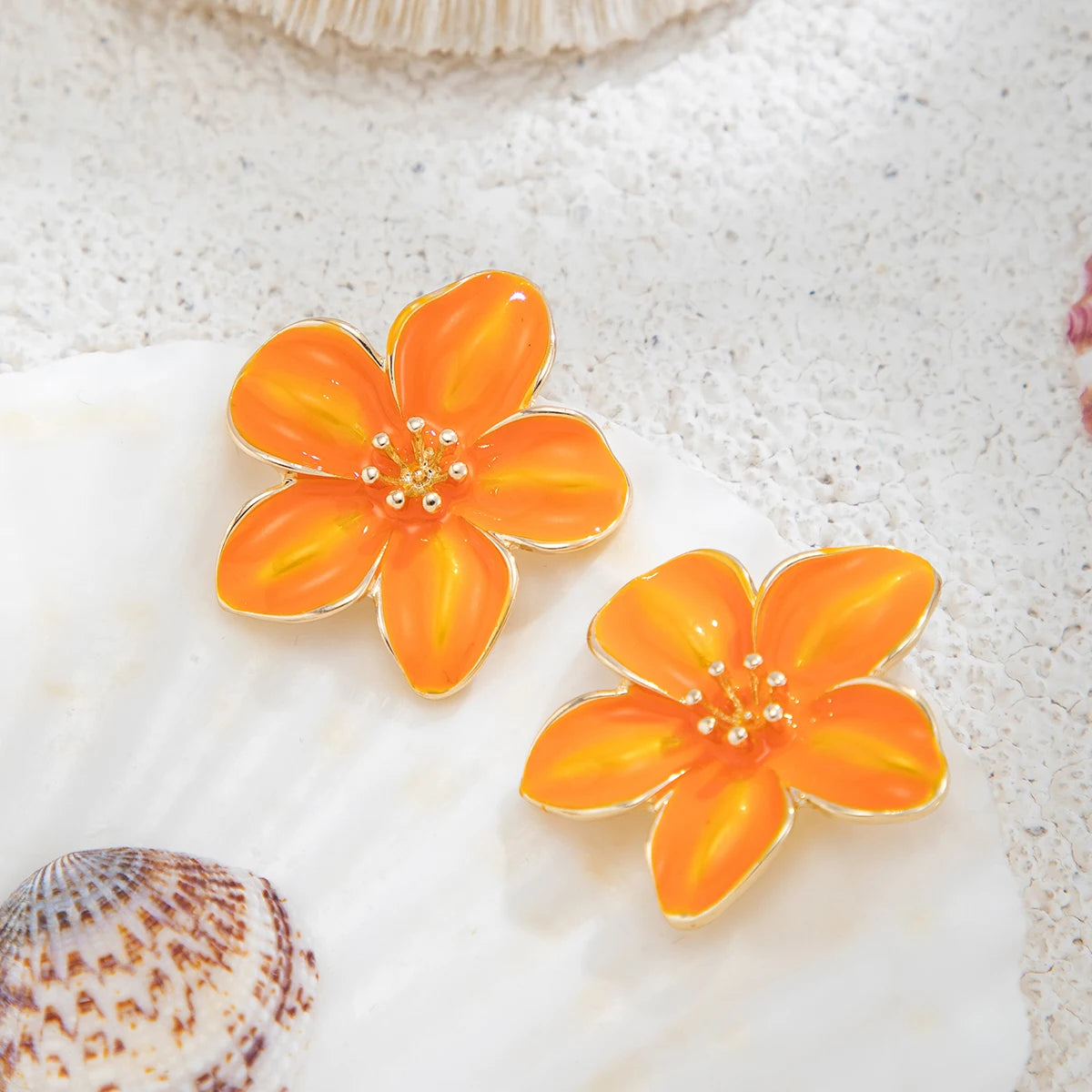 Boucles d'oreille fleur Boho Y2K