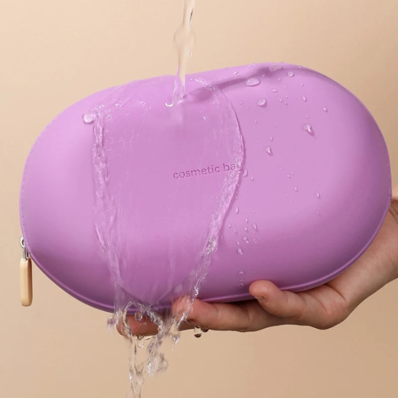 Trousse de toilette en silicone imperméable