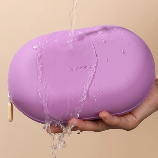 Trousse de toilette en silicone imperméable