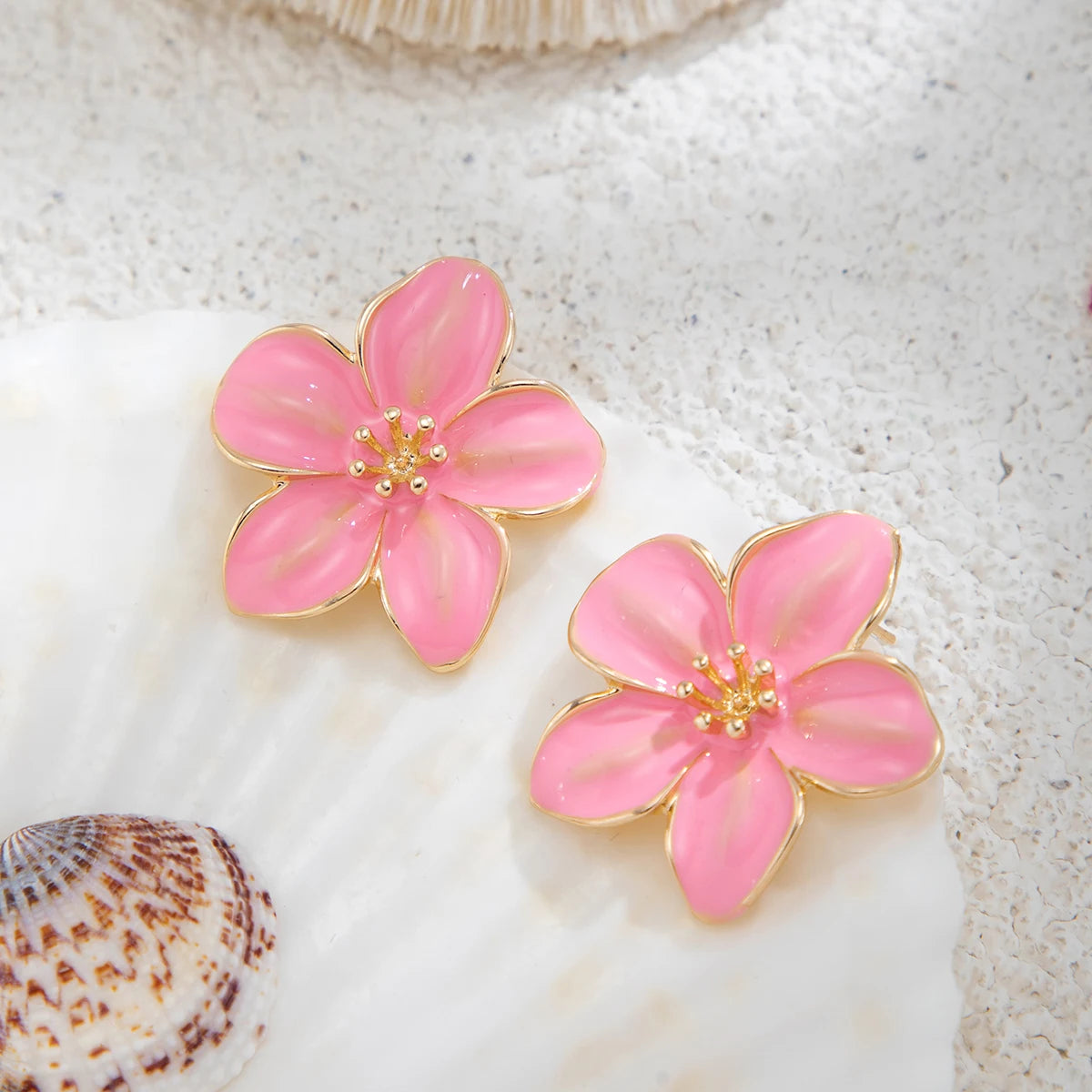 Boucles d'oreille fleur Boho Y2K