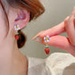 Boucles d'oreille Fraise